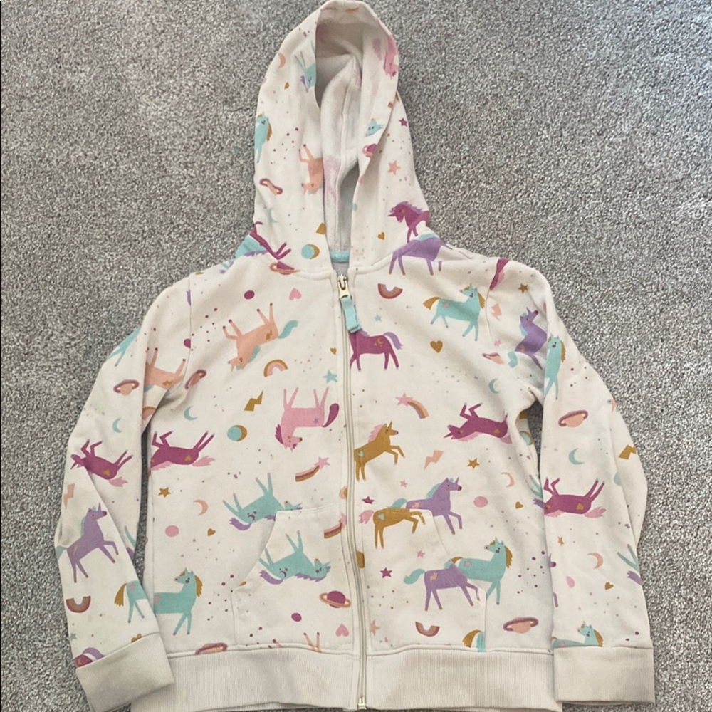 Cat & Jack Cream Pink Hoodie Sweatshirt